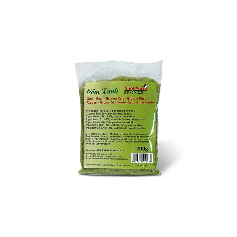 Arroz verde glutinoso Com Xanh 200gr